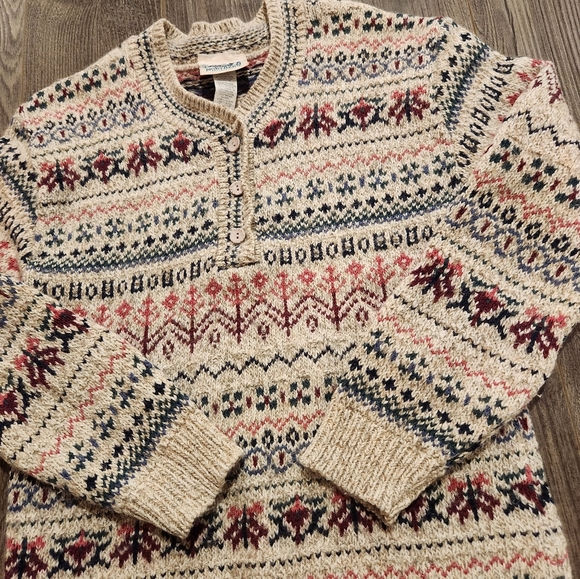 Northern Reflections Multicolor Patterned Sweater - Picture 2 of 4
